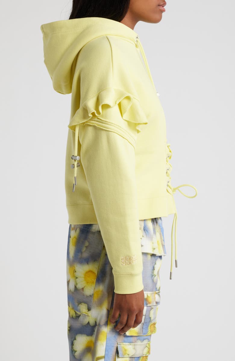 PUMA x Collina Strada Ruffle Cotton Hoodie, Alternate, color, 