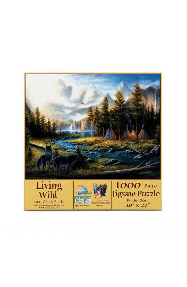 Sunsout Living Wild 1000 piece Jigsaw Puzzle for Adults, Alternate, color, Multicolor