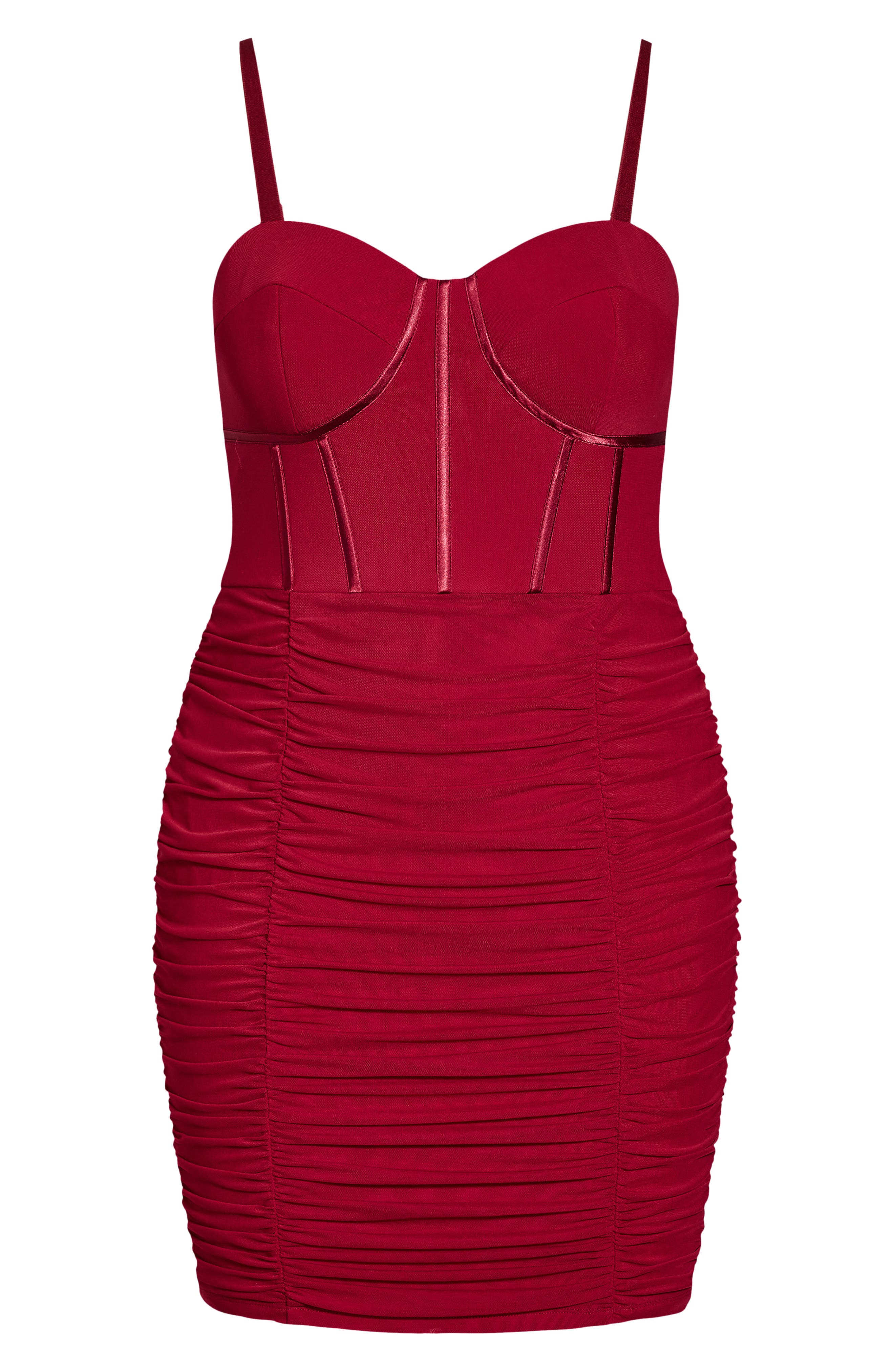 Lexi Bustier Ruched Minidress - image 2