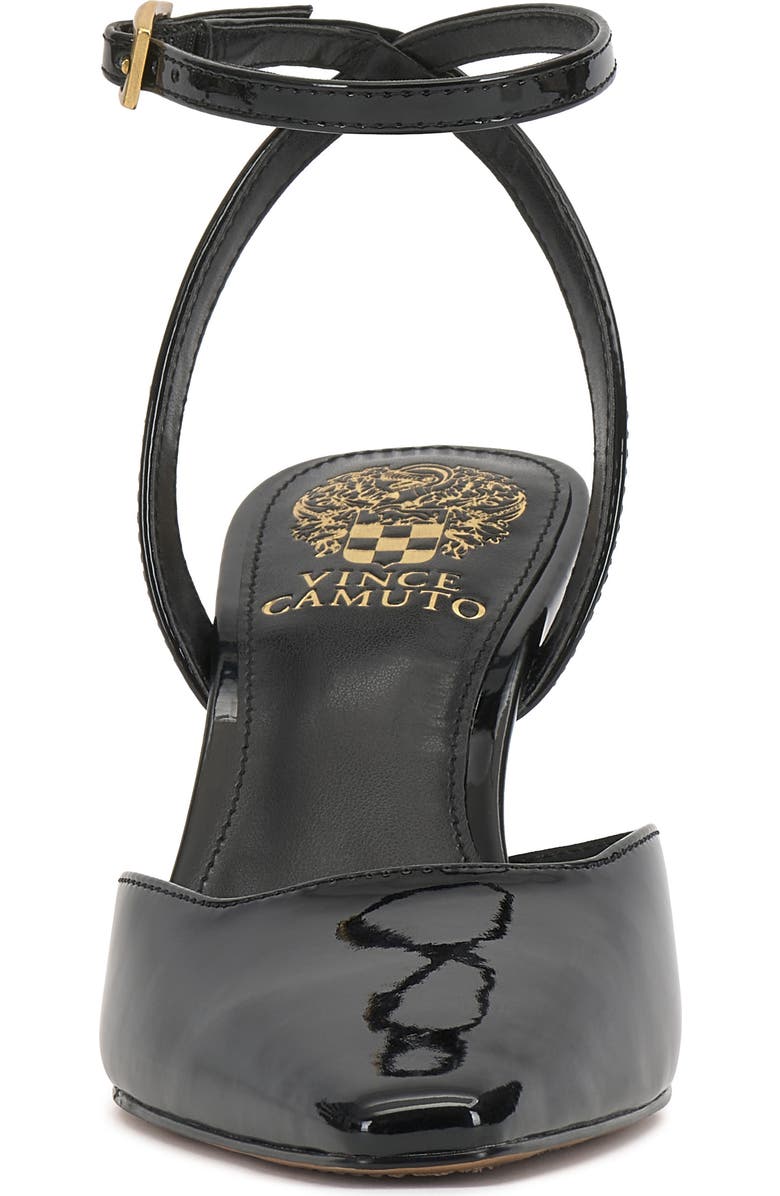 Vince Camuto Galees Ankle Strap Pump, Alternate, color, Black Patent