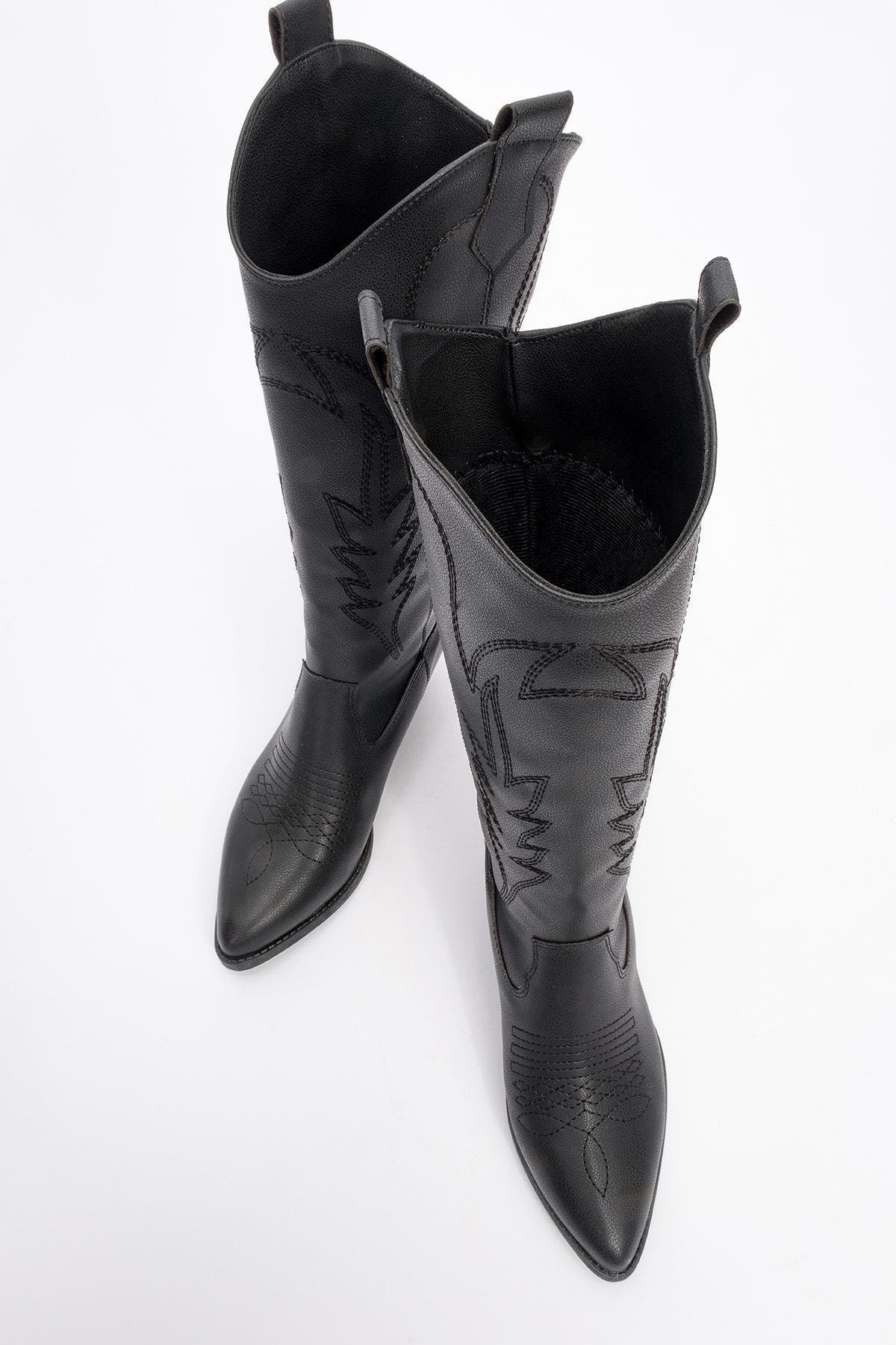 Prologue Shoes Liana Block Heel Western Boot, Alternate, color, 