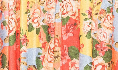 Alexia Admor Khaite Long Sleeve Midi Dress In Floral Multi