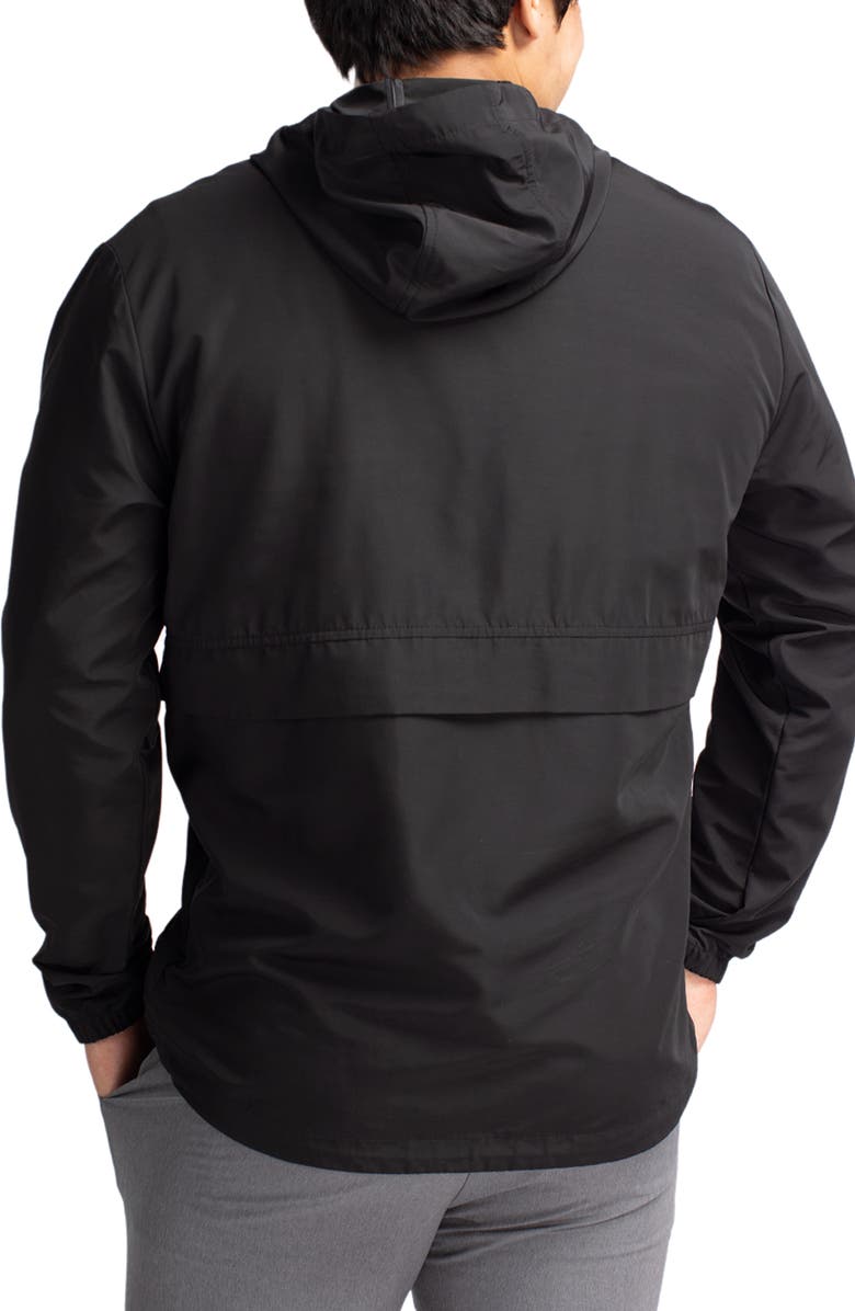 Cutter & Buck Charter Anorak Jacket, Alternate, color, Black