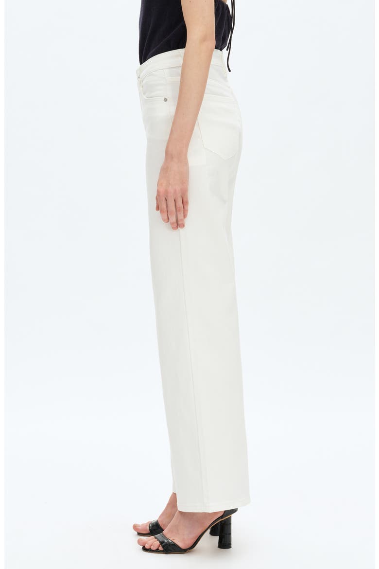 Maeve Straight Leg Jeans, Alternate, color, WHITE