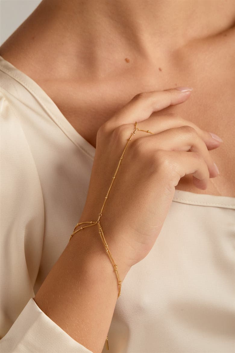 Palmer Hand Chain, Alternate, color, Gold
