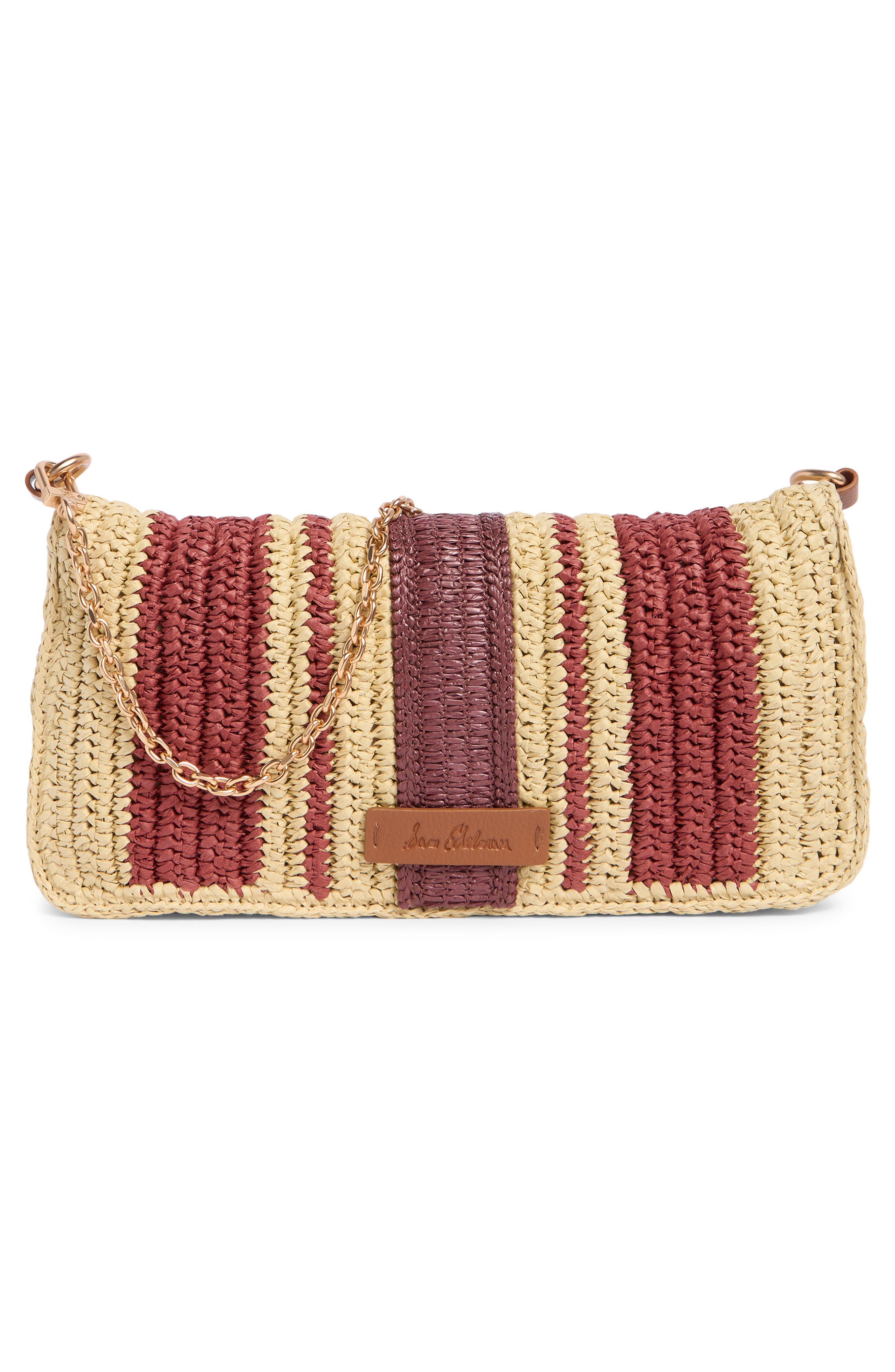 Sam Edelman Bailee Clutch, Alternate, color, Dark Brown