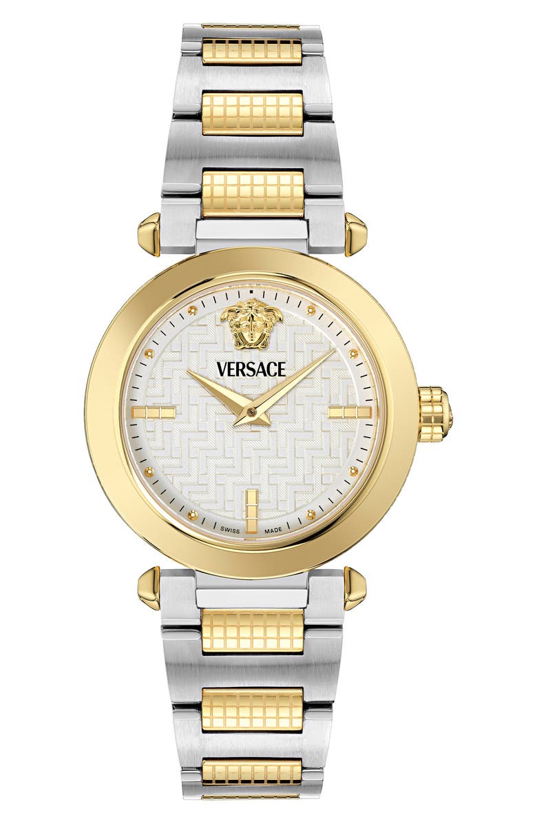 Versace Greek Bracelet Watch, 35mm, Main, color,