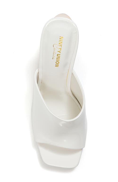 Ninety Union Jloo Slide Pump In White