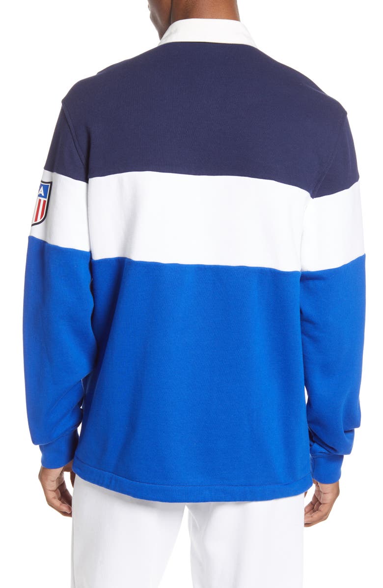 Polo Ralph Lauren Colorblock Rugby Polo, Alternate, color, 