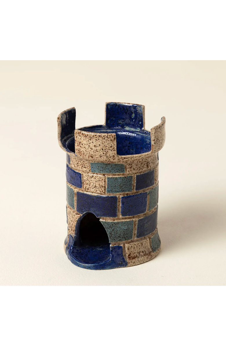 Uncommon Goods Handmade Dice Tower by A Girl And Her Puppy Pottery Studio, Alternate, color, Multi