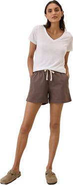 Pact Organic Cotton Featherweight Slub V-Neck Tee