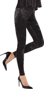 MeMoi Crushed Velvet Leggings