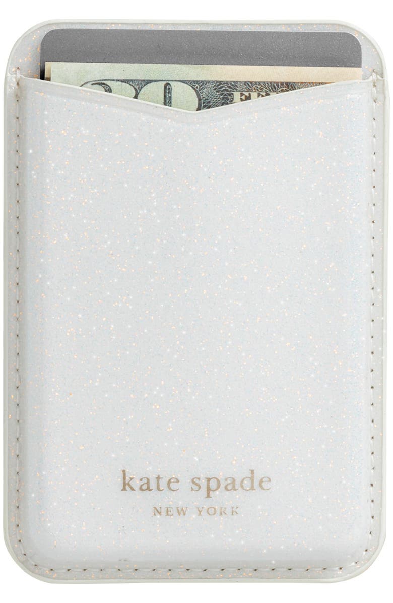 Kate Spade Magnetic Wallet, Main, color, White