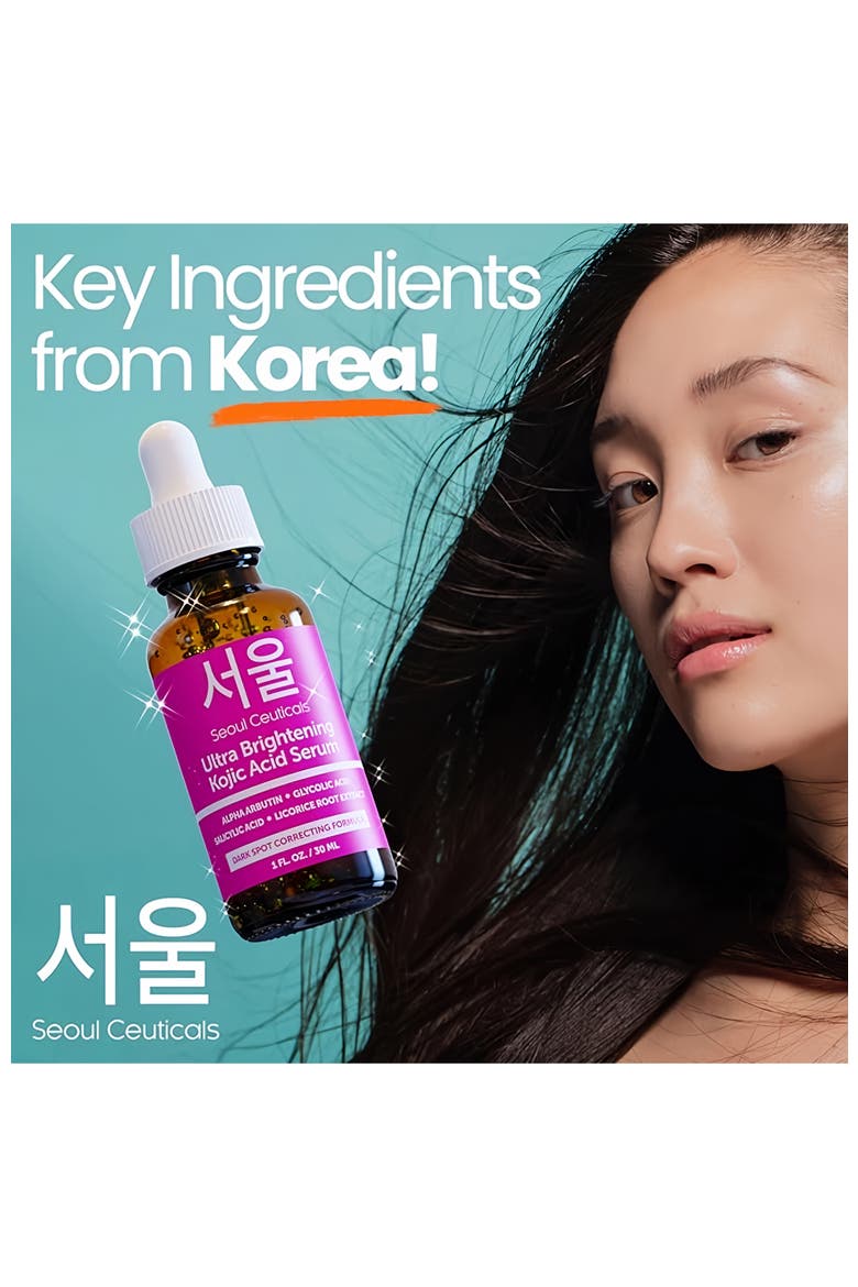 Korean Skincare Ultra Brightening Kojic Acid Serum, Alternate, color, Clear