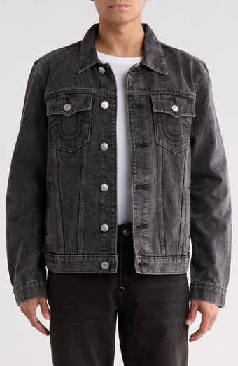 Jesse Studded Denim Trucker Jacket