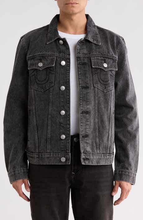 Jesse Studded Denim Trucker Jacket