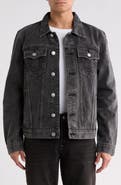 True Religion Jesse Studded Denim Trucker Jacket