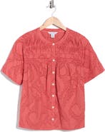 Tommy Bahama Isla Dream Short Sleeve Pintuck Top