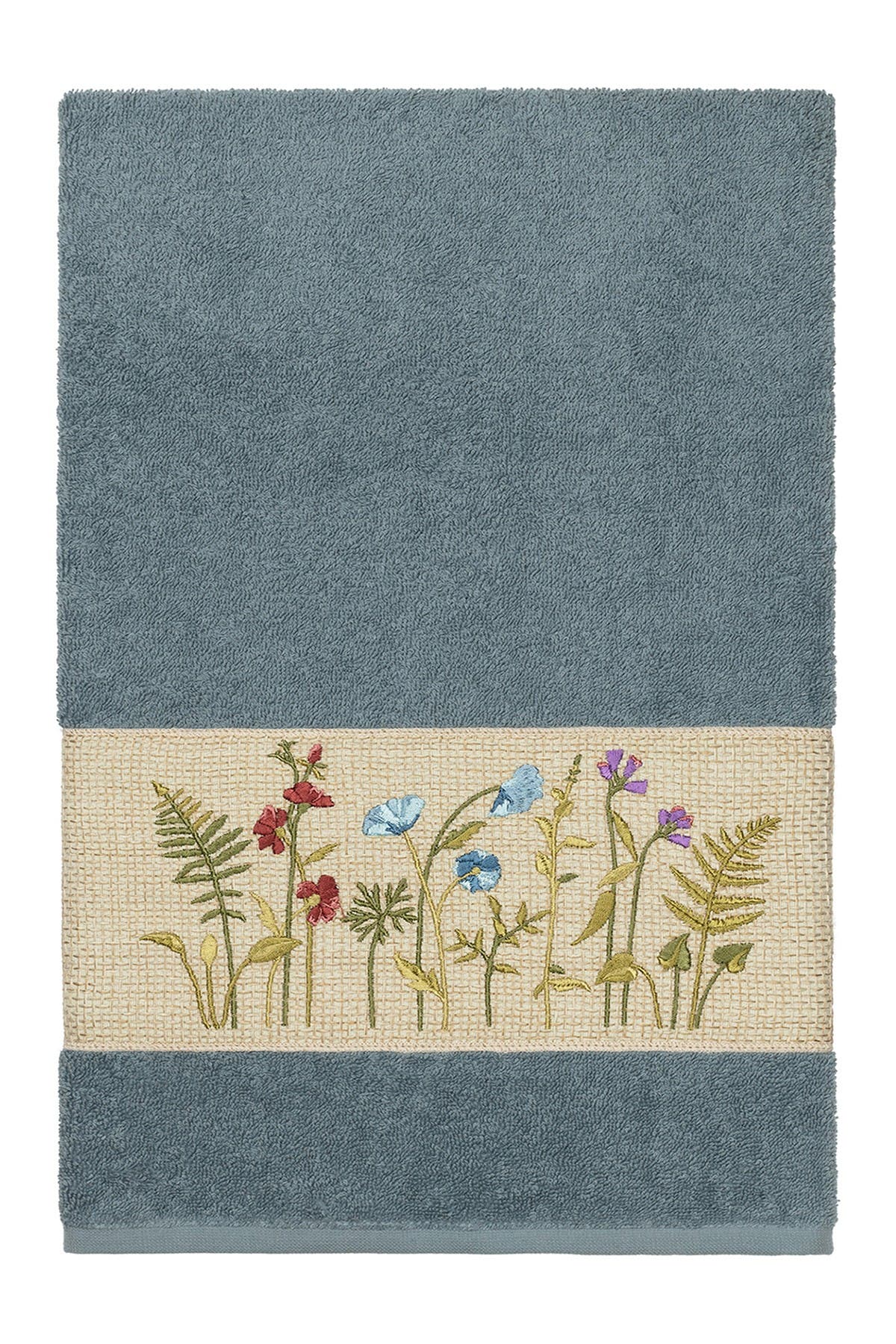 Linum Home Textiles Serenity Embellished Bath Towel - Teal