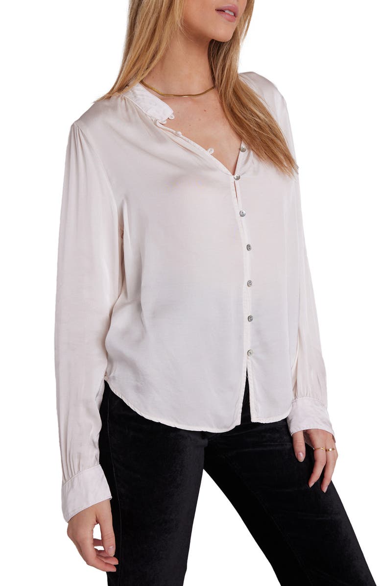 Bella Dahl Shirred Shirt, Alternate, color, 