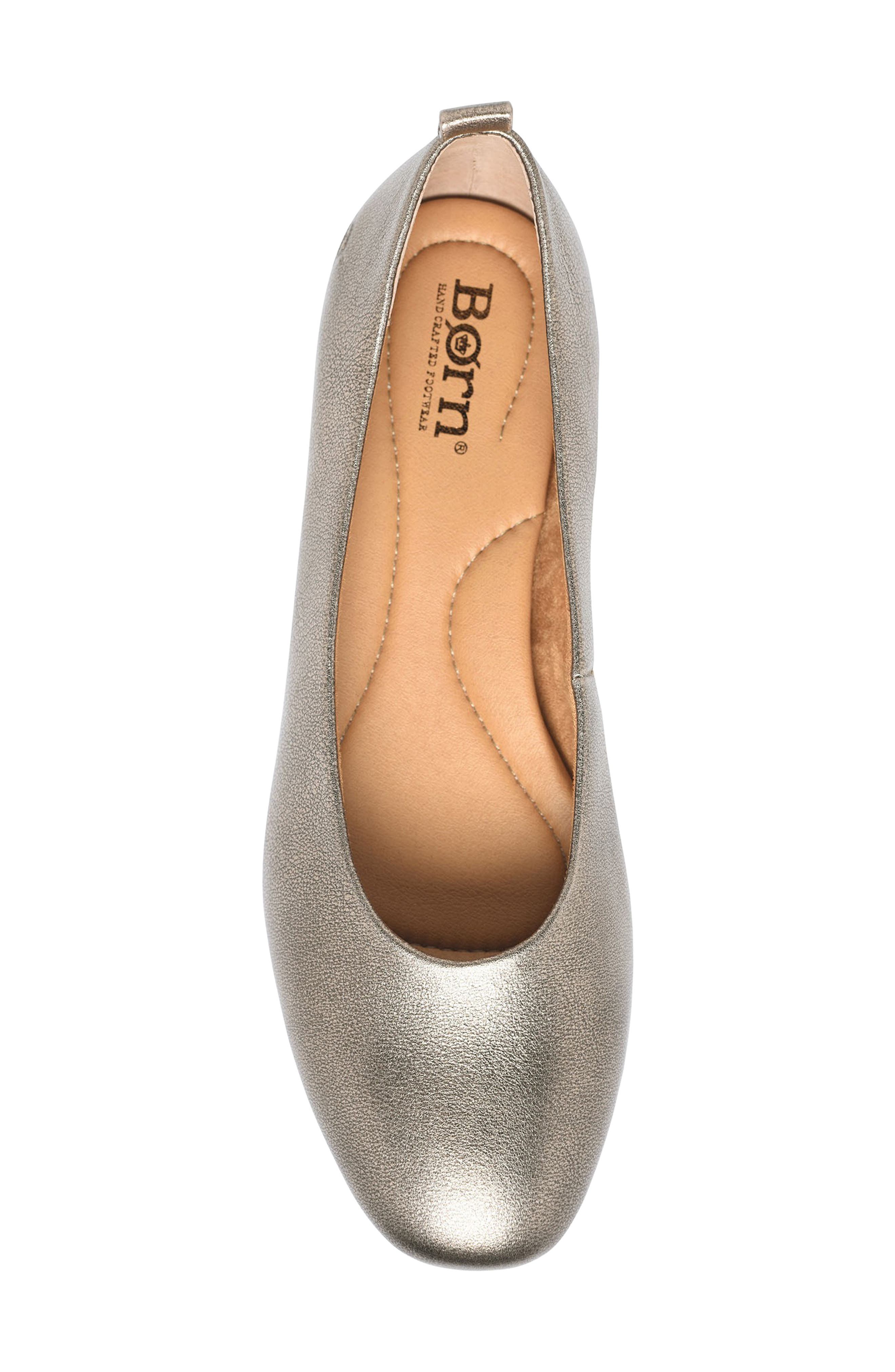 Børn Patrice Ballet Flat, Alternate, color, Bronze Metallic
