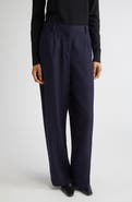 TOTEME Flannel Straight Leg Pants