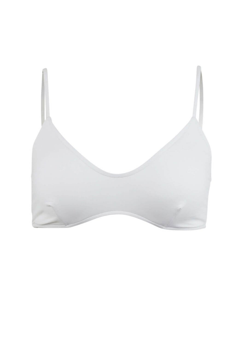 Elise Bralette Bikini Top, Alternate, color, White
