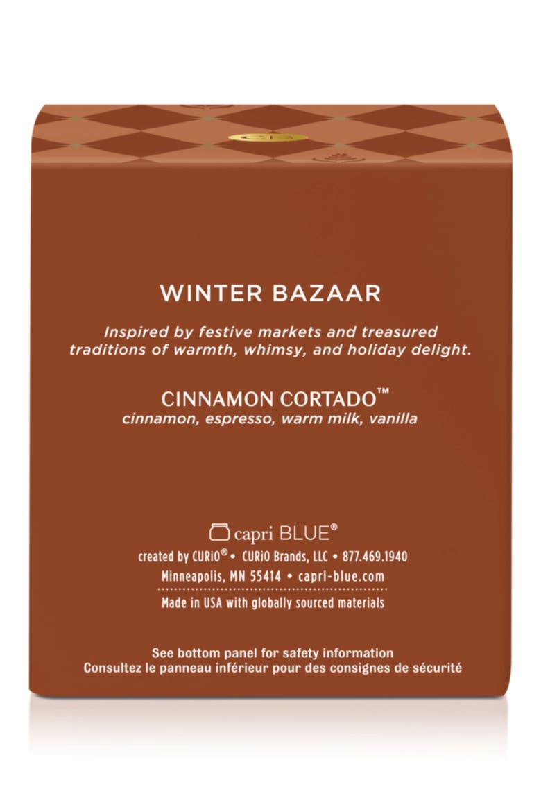 Winter Bazaar Cinnamon Cortado Boxed Tumbler Candle, Alternate, color, CINNAMON CORTADO