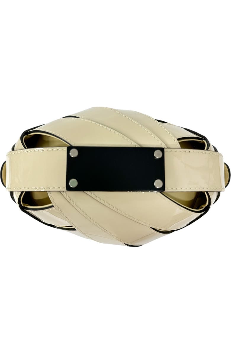 PERRIN PARIS Le Petit Panier Patent Shoulder Bag, Alternate, color,