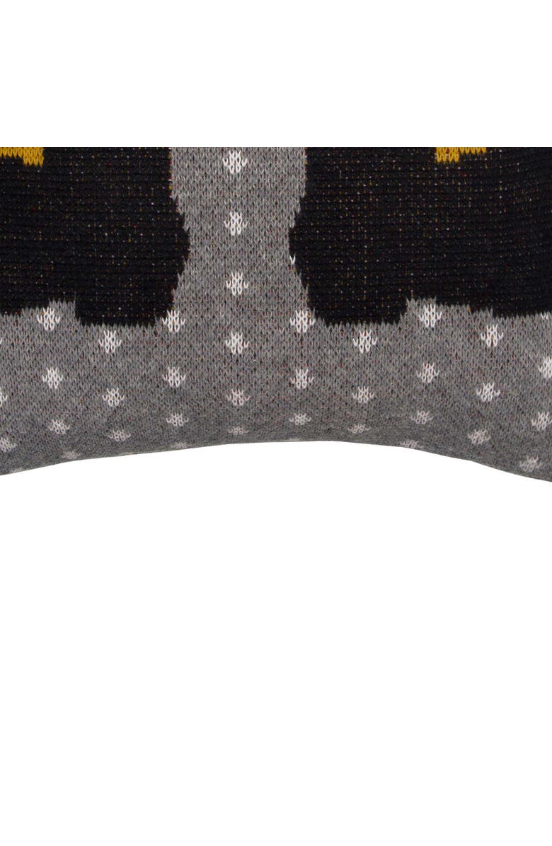 C&F Home Santa Shoes Christmas Pillow, Alternate, color, Grey