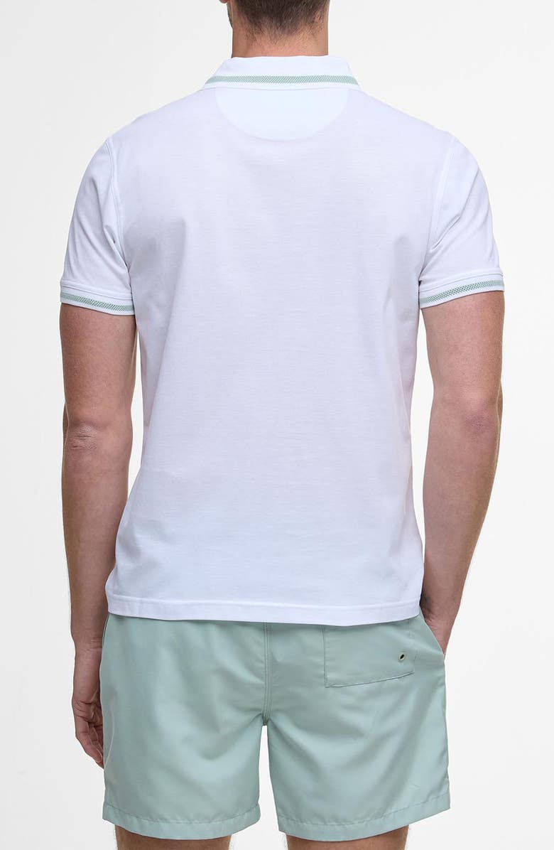 Barbour Ferrybridge Lightweight Polo, Alternate, color, White