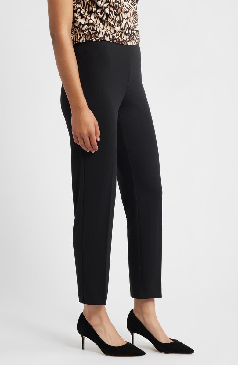 Anne Klein Hollywood High Waist Ankle Pull-On Pants, Alternate, color, 