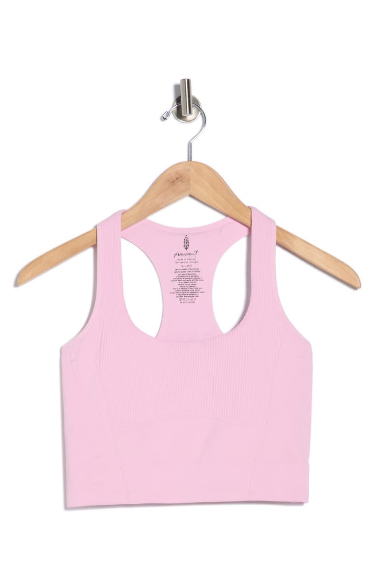 FP Movement by Free People Happiness Runs Corset Racerback Sports Bra, Main, color, Antique Blush