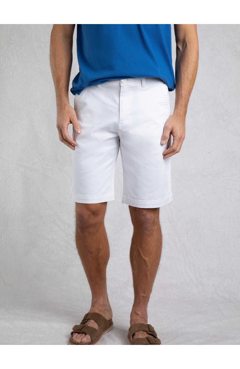 Weird Fish Rayburn Flat Front Shorts, Main, color, White