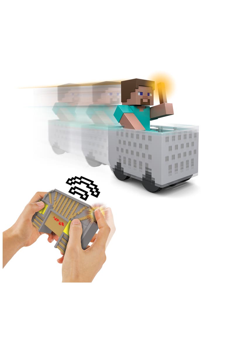 Kids' Steve with Minecart RC Toy, Alternate, color, STEVE