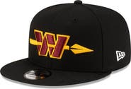 New Era Men's New Era Black Washington Commanders Alternate 9FIFTY Snapback Hat