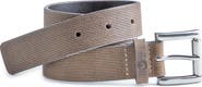 Johnston & Murphy Kids' Scored Leather Belt