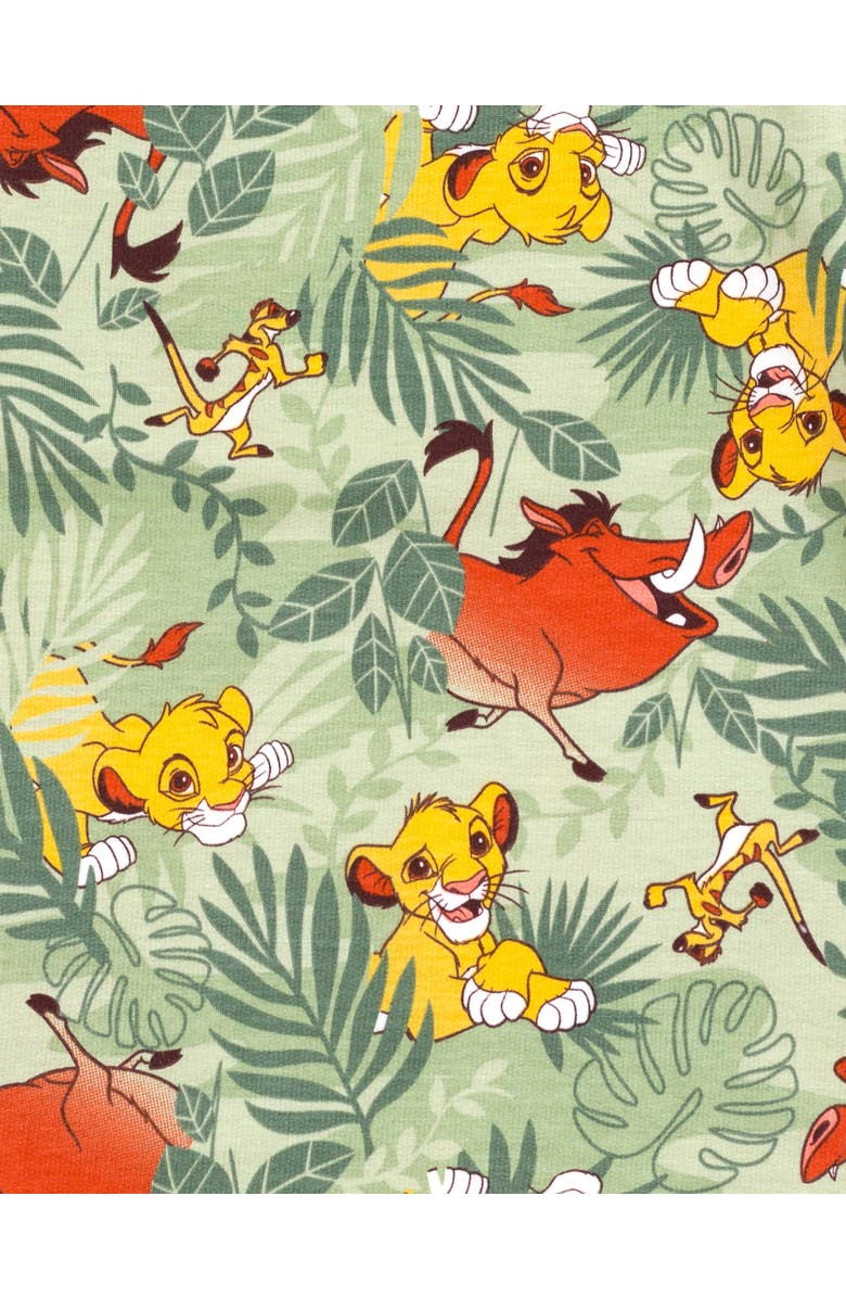 Disney Lion King Boys' 2-Piece Graphic T-Shirt and Shorts Set, Alternate, color, Green