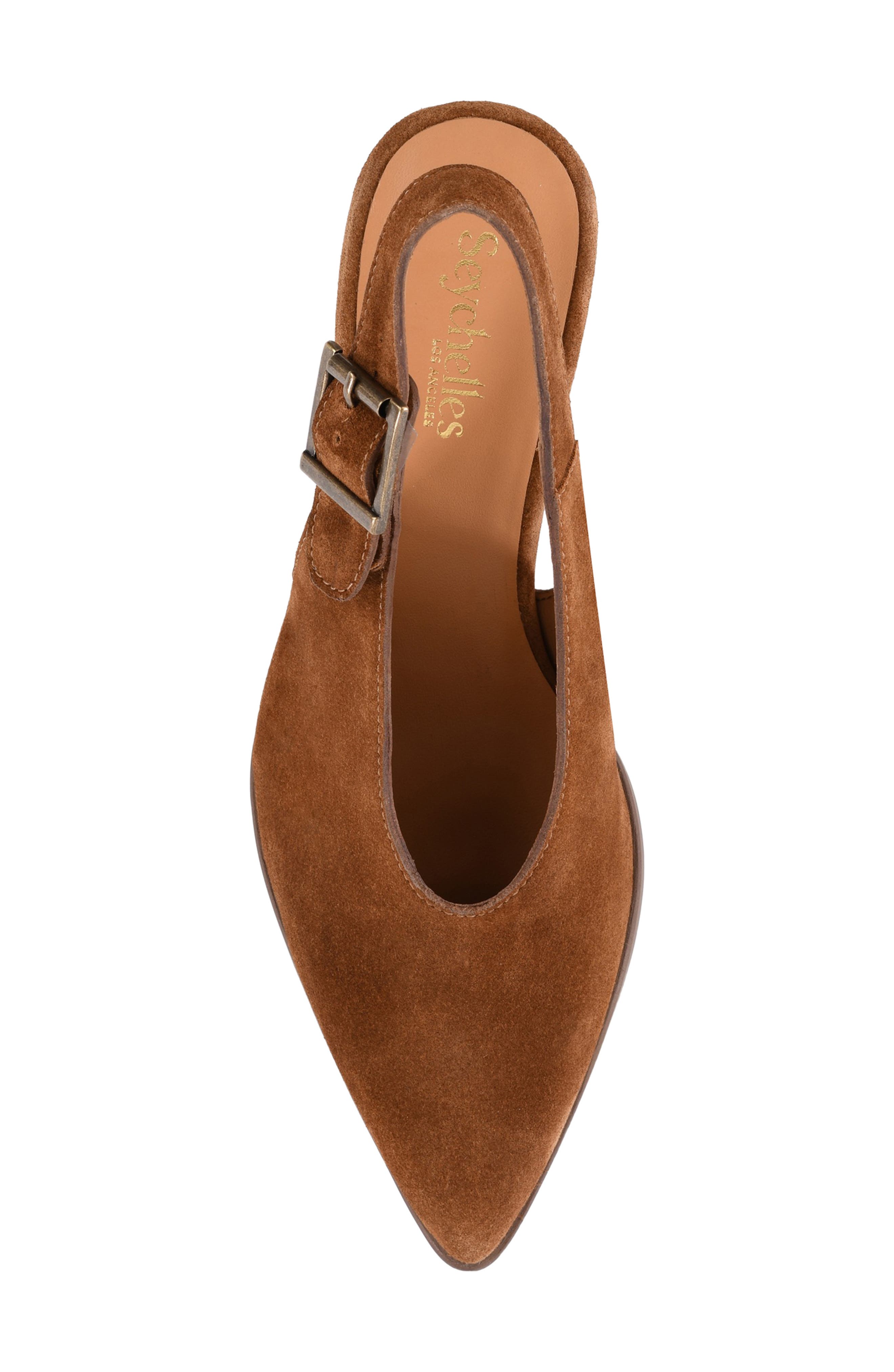 Seychelles Baby Faced Slingback Pump, Alternate, color, Brown