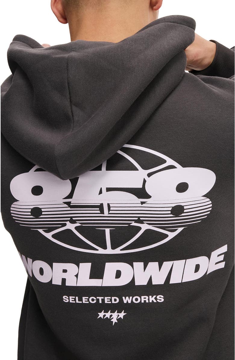 Cotton On Men's Box Fit Graphic Hoodie, Alternate, color, Faded Slate  Worlwide 858