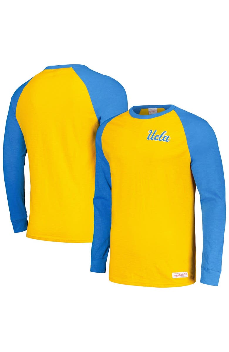 Mitchell & Ness Men's Mitchell & Ness Blue UCLA Bruins Legendary Slub Raglan Long Sleeve T-Shirt, Main, color, Blue