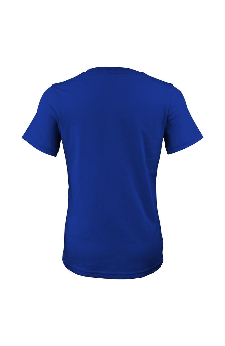 FANATICS Girls Youth Fanatics Branded Royal Texas Rangers 2023 World Series Champions Official Logo T-Shirt, Alternate, color, 