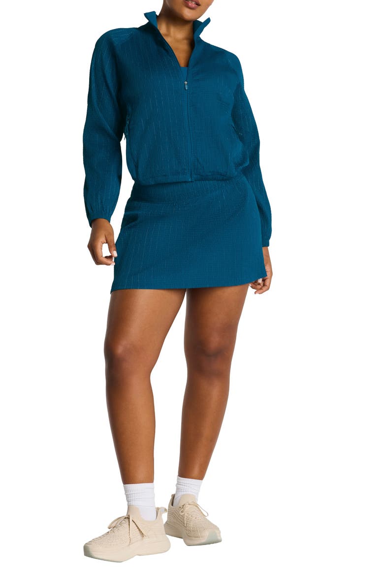 SPANXShape BoostUp Glow Weave Skort, Alternate, color, DEEP COVE