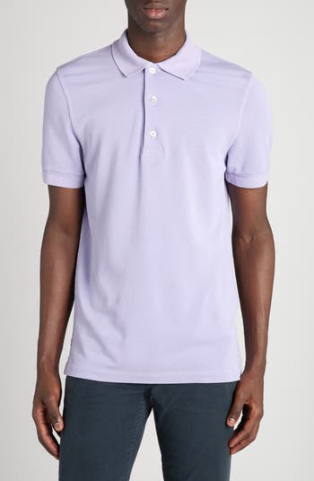 TOM FORD Lyocell & Cotton Piqué Polo | Nordstrom