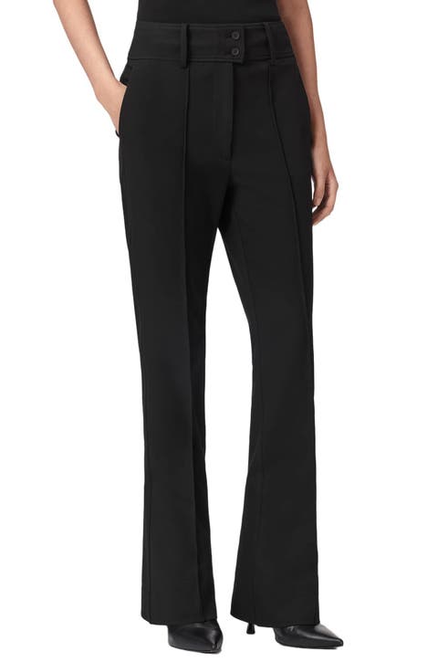 Astra Pleated Flare Leg Pants