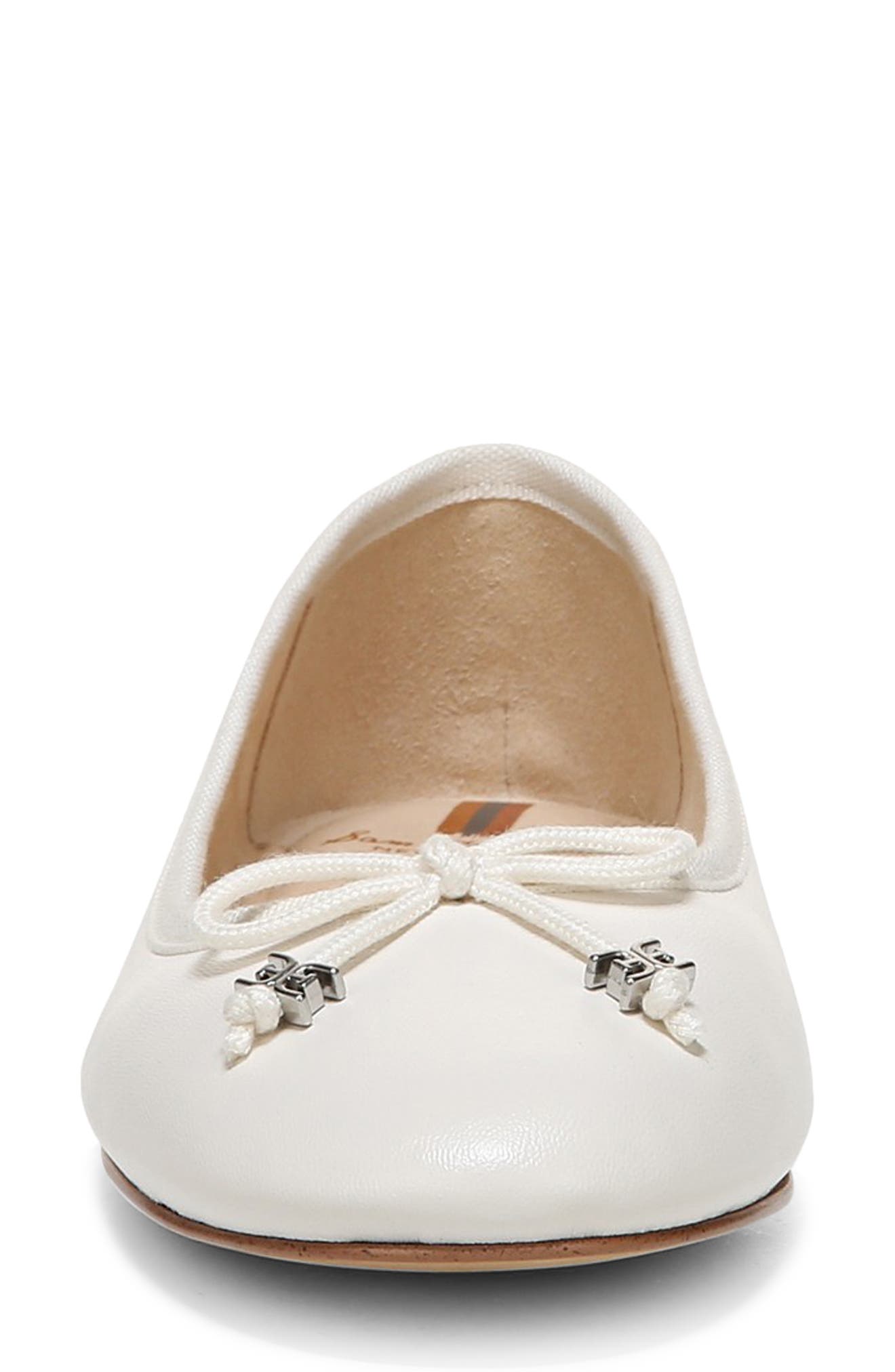 Felicia Luxe Flat, Alternate, color, BRIGHT WHITE