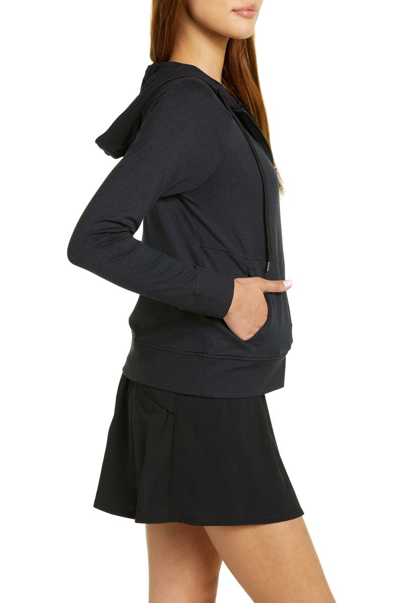 Zella Restore Soft Full Zip Hoodie, Alternate, color, 