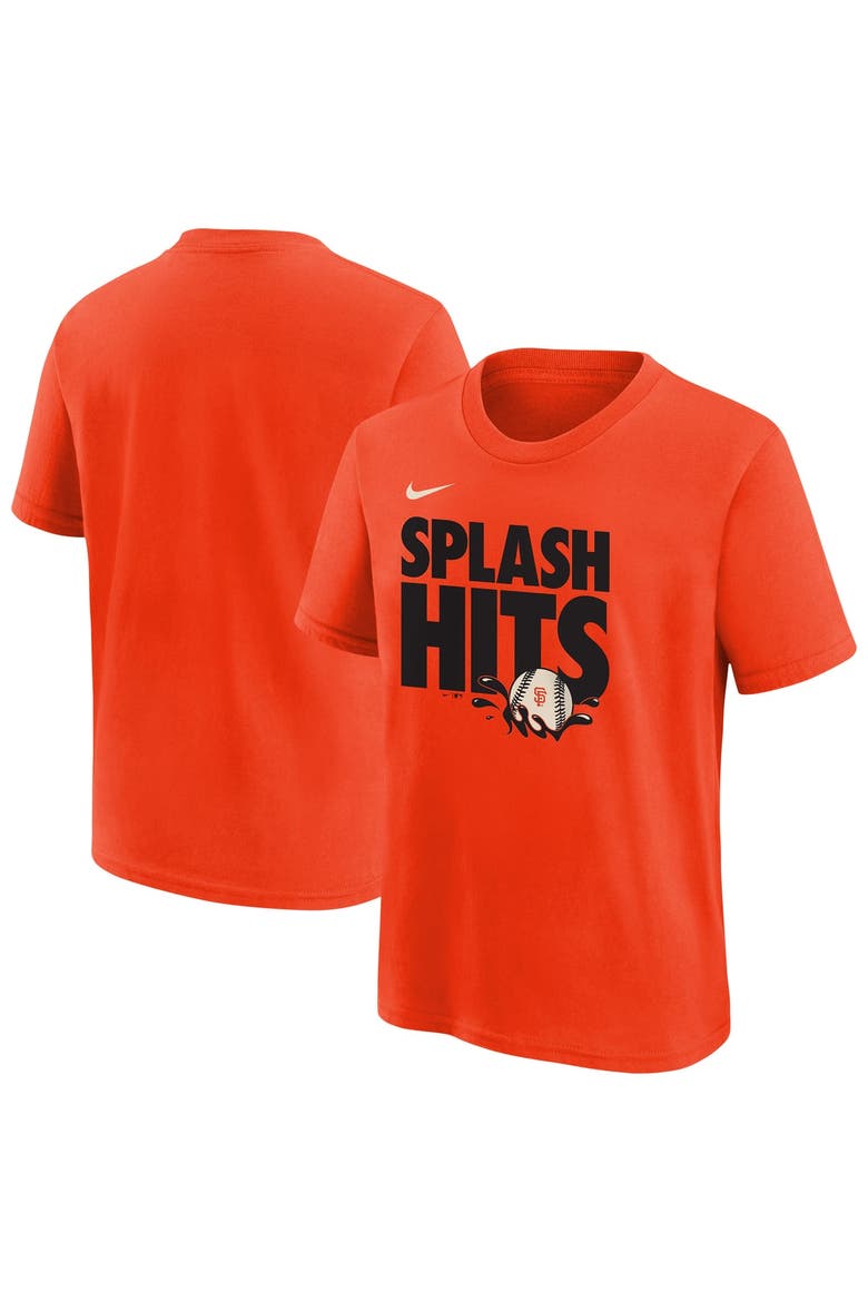 Youth Nike  Orange San Francisco Giants Hometown Collection T-Shirt, Main, color, Orange