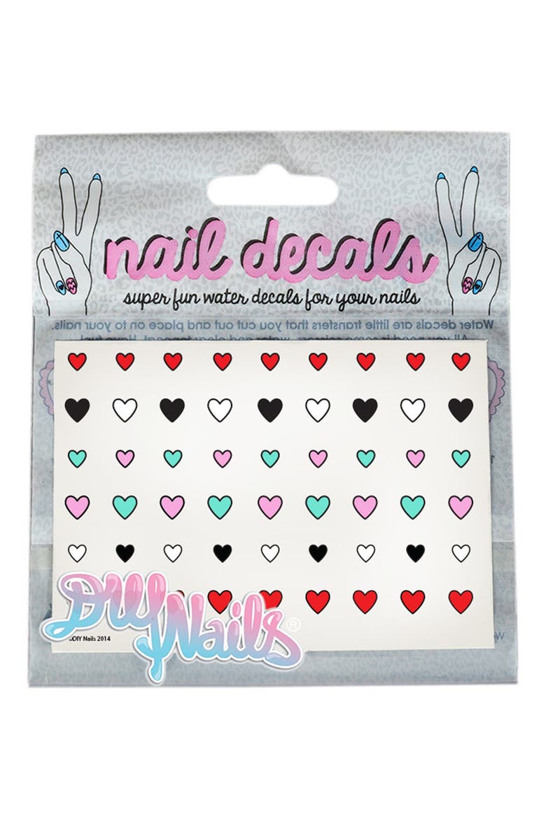 'Hearts' Nail Decals (Nordstrom Exclusive), Main, color, NO COLOR