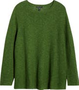 Eileen Fisher Organic Linen & Organic Cotton Crewneck Sweater